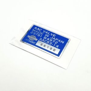 AAC VALVE DECAL for RB30  (VL and R31)