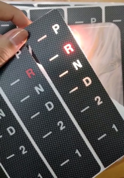 AUTO SHIFTER INSERT DECAL for VL - Image 2