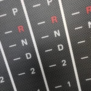 AUTO SHIFTER INSERT DECAL for VL