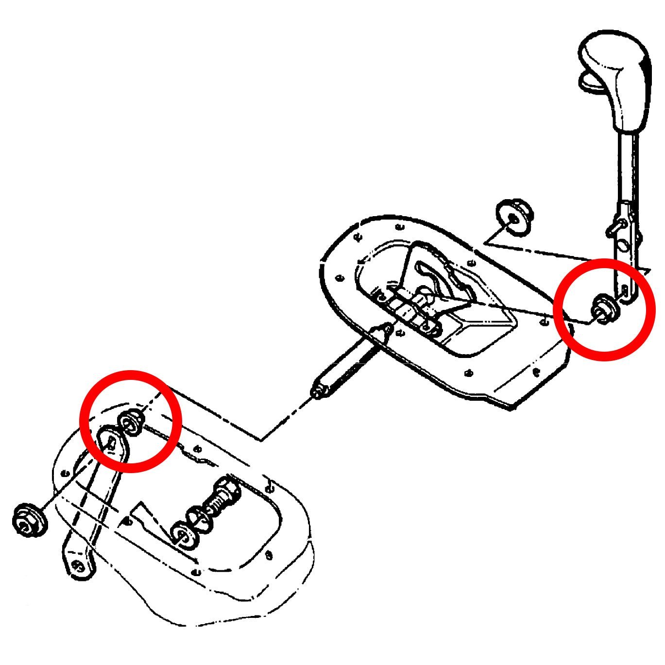 AUTO T-BAR SHIFTER BUSHES for VB VC VH VK VL VN VP VQ VR VS - Image 2