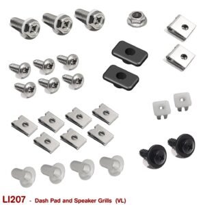 DASH PAD and SPEAKER GRILL FASTENERS for VL