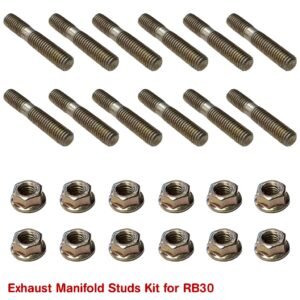 EXHAUST MANIFOLD STUDS KIT for RB30  (VL and R31)