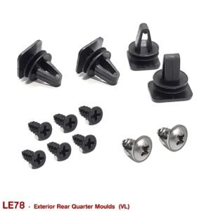 EXTERIOR REAR QUARTER (1/4) MOULD SCREWS and CLIPS for VL