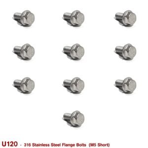 FLANGE BOLTS M5 SMALL  (316 STAINLESS STEEL)