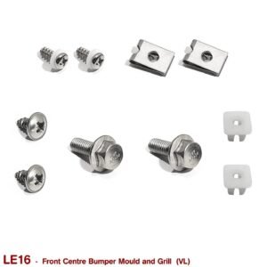 FRONT CENTRE UPPER BUMPER MOULD + GRILL SCREWS, CLIPS and BOLTS for VL