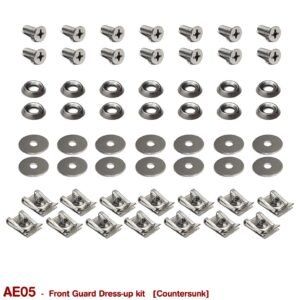 FRONT GUARDS STAINLESS COUNTERSUNK BOLTS DRESS UP KIT for VB VC VH VK VL VN VP VR VS