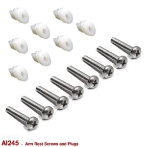 INTERIOR DOOR ARM REST SCREWS + PLUGS for VB VC VH VK VL