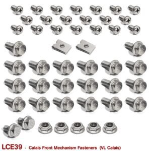 POPUP LIGHT FRONT MECHANISM FASTENER KIT for VL CALAIS