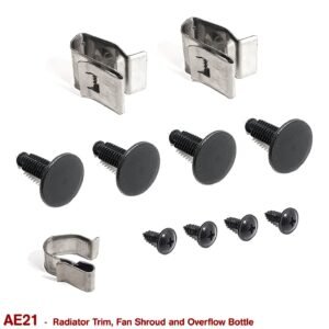 RADIATOR TRIM, FAN SHROUD and OVERFLOW FASTENERS for VL VN VP VR VS