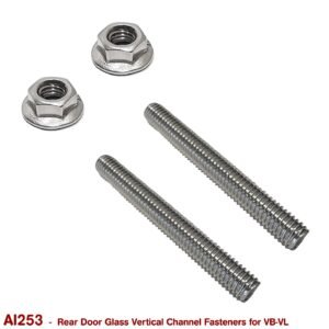 REAR DOOR GLASS CHANNEL FASTENERS for VB VC VH VK VL