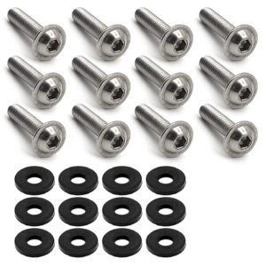 ROCKER COVER BOLTS and WASHERS for RB30  (VL and R31)  [STAINLESS]
