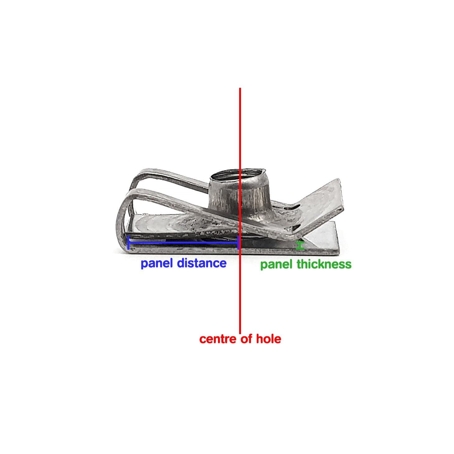 SCREW SPEED CLIPS - 8G (STAINLESS STEEL) - Image 2