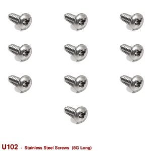 SCREWS 8G LONG  (STAINLESS STEEL)
