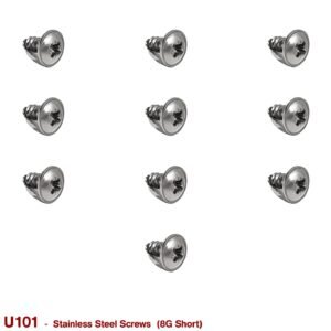 SCREWS 8G SHORT  (STAINLESS STEEL)