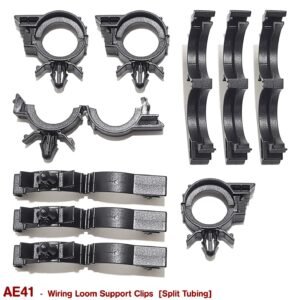 SPLIT TUBING WIRING LOOM CLIPS