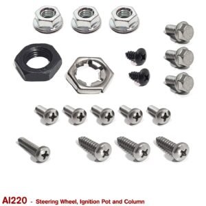 STEERING WHEEL, IGNITION POT and COLUMN FASTENERS for VB VC VH VK VL
