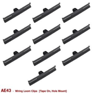 TAPE-ON HOLE MOUNT WIRING LOOM CLIPS