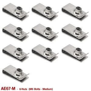 U-NUTS - M6 MEDIUM  (STAINLESS STEEL)