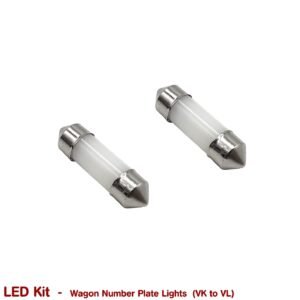 WAGON NUMBER PLATE LIGHT LED GLOBES for VK VL