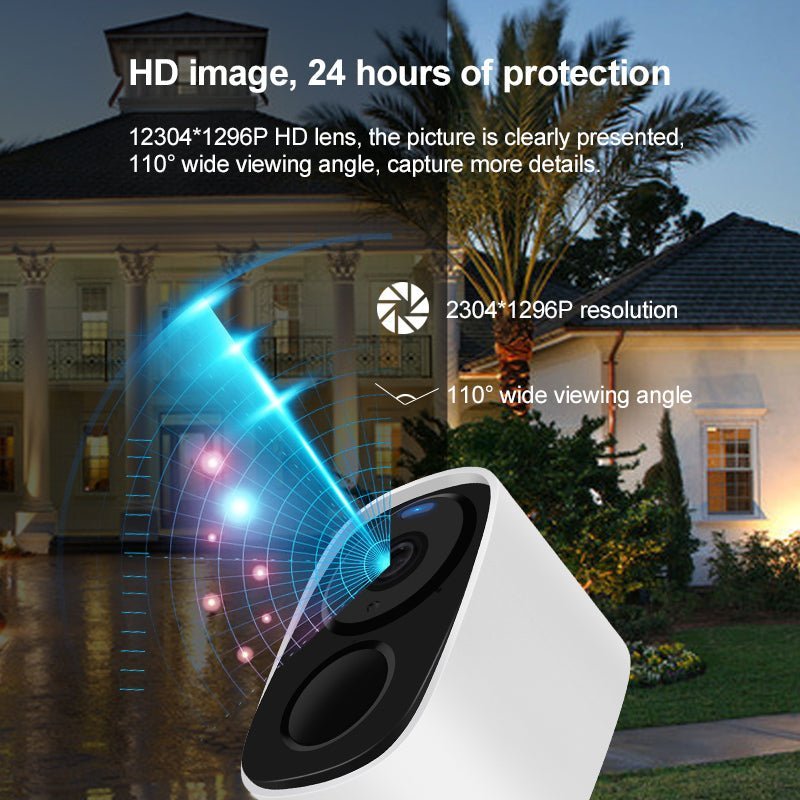 WIRELESS 2K CCTV SECURITY CAMERA with SOLAR PANEL - Image 2